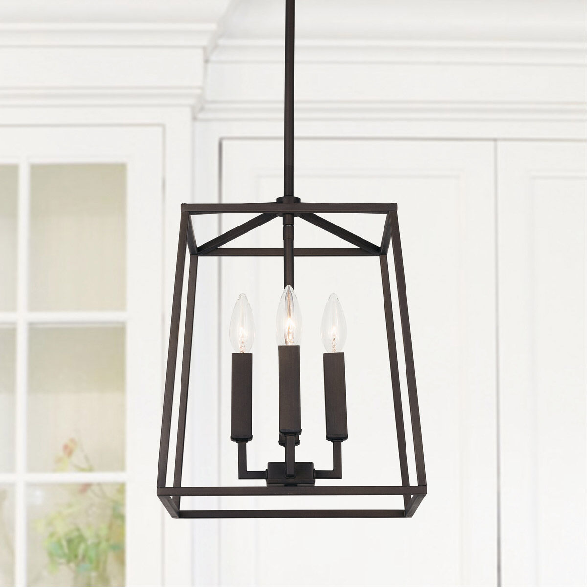 Thea 4 Light 12 inch Oil Rubbed Bronze Foyer Ceiling Light