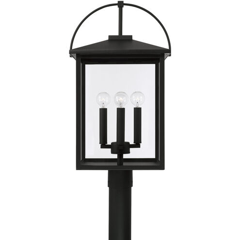 Bryson 4 Light 24.75 inch Black Outdoor Post Lantern