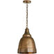 Sedona 1 Light 12 inch Oxidized Brass Pendant Ceiling Light