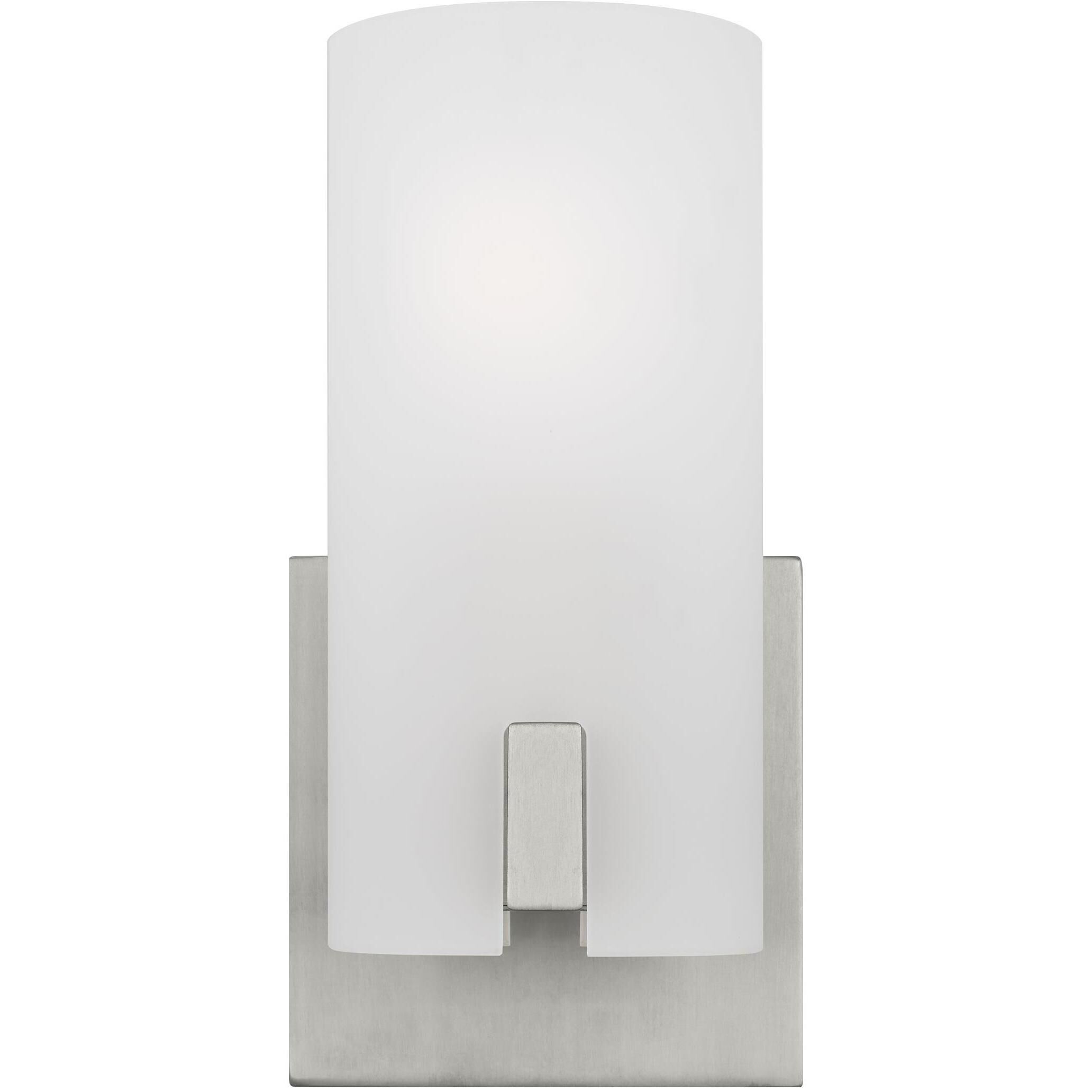Drew & Jonathan Scott Rhode 1 Light 4.88 inch Brushed Steel Vanity Light Wall Light