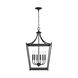 Stanton 6 Light 17 inch Matte Black Foyer Ceiling Light