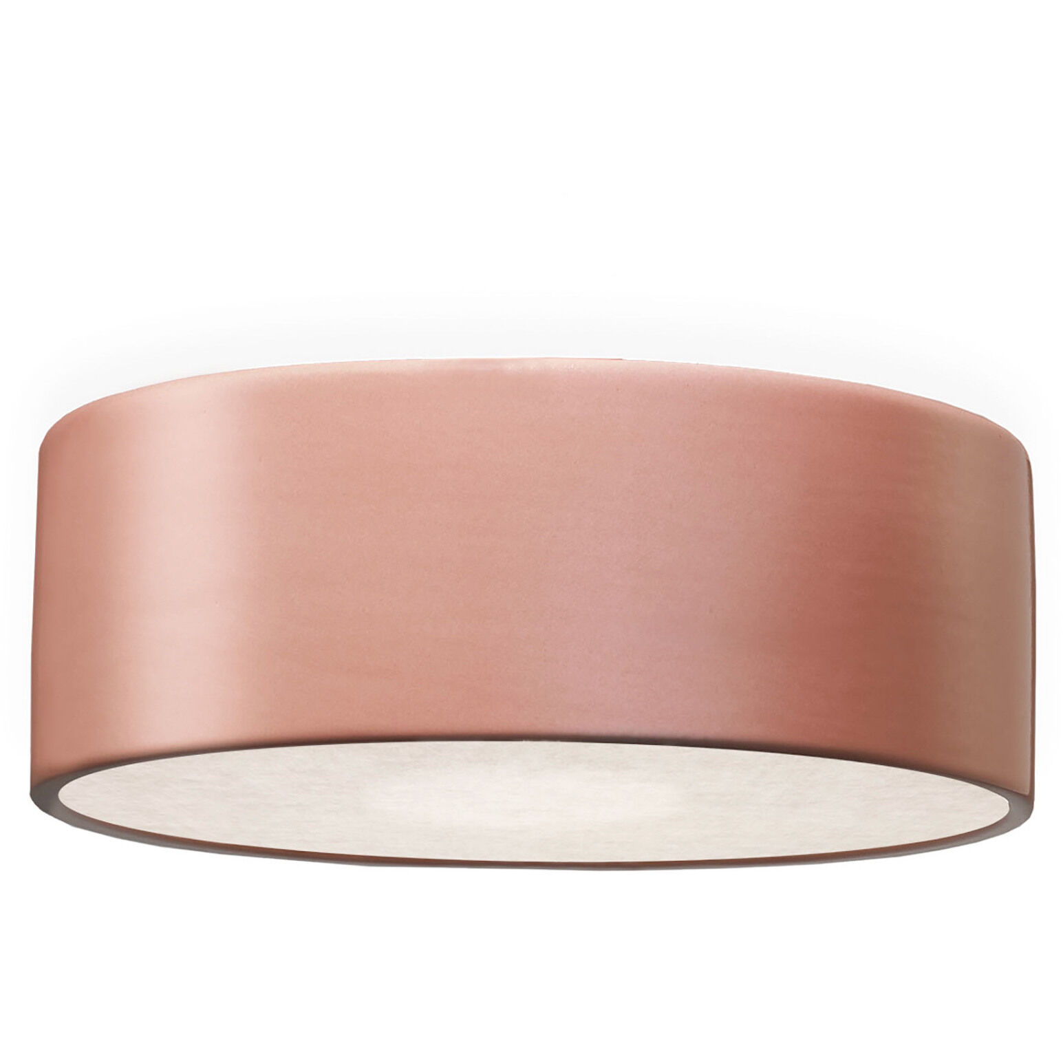 Radiance Collection LED 8.25 inch Gloss Blush Flush-Mount Ceiling Light
