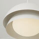 Jensen 1 Light 17.25 inch Matte White Pendant Ceiling Light