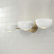 Reece 3 Light 26 inch Aged Brass Vanity Light Wall Light