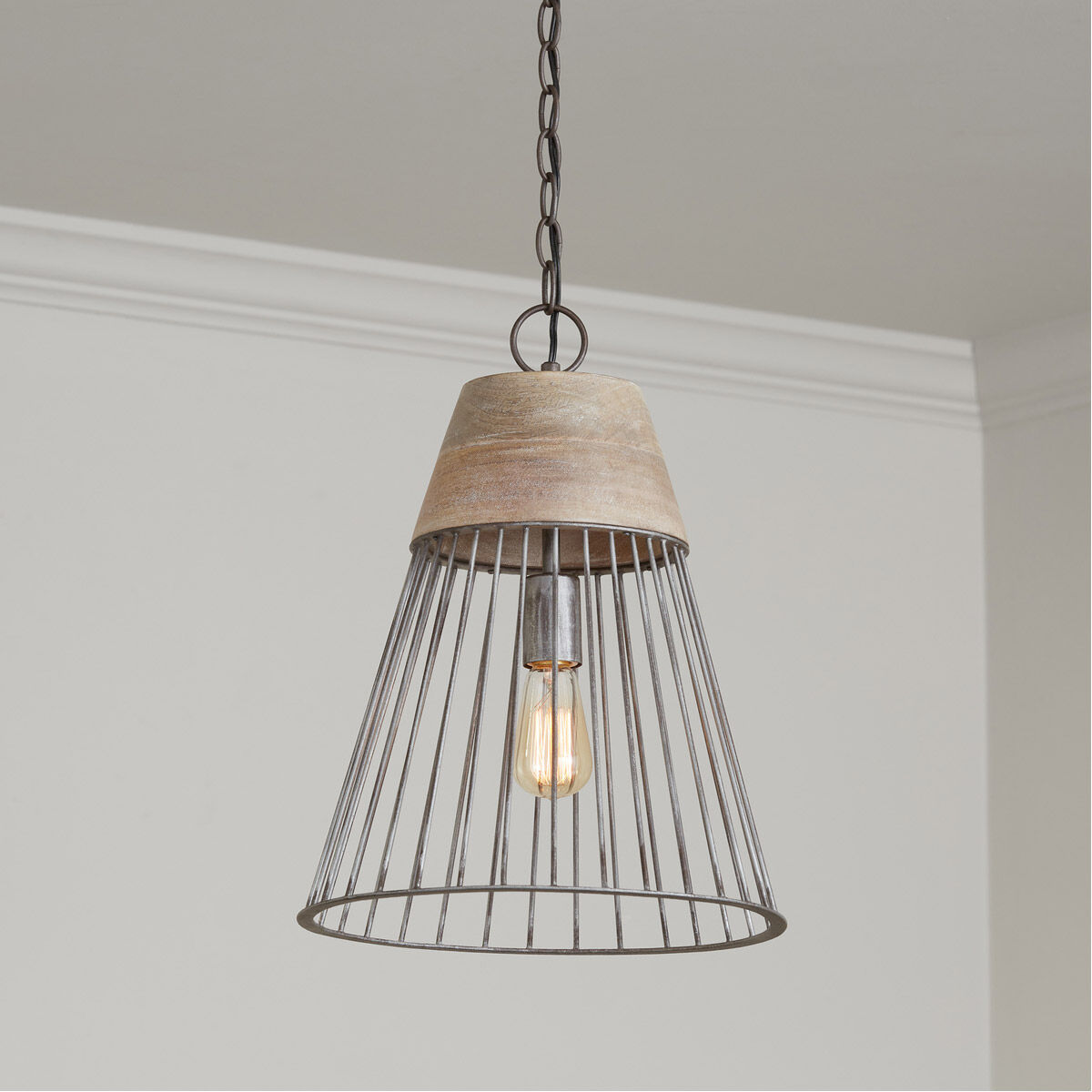 Russell 1 Light 14 inch Urban Wash Pendant Ceiling Light