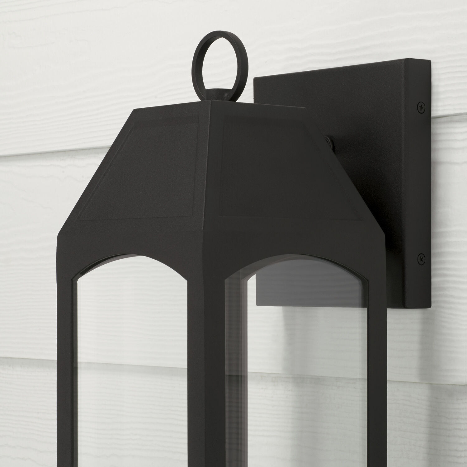Burton LED 17 inch Black Outdoor Wall Lantern