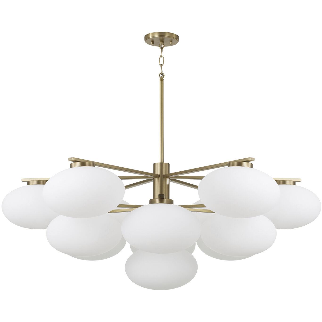 Soren 13 Light 45.5 inch Aged Brass Chandelier Ceiling Light