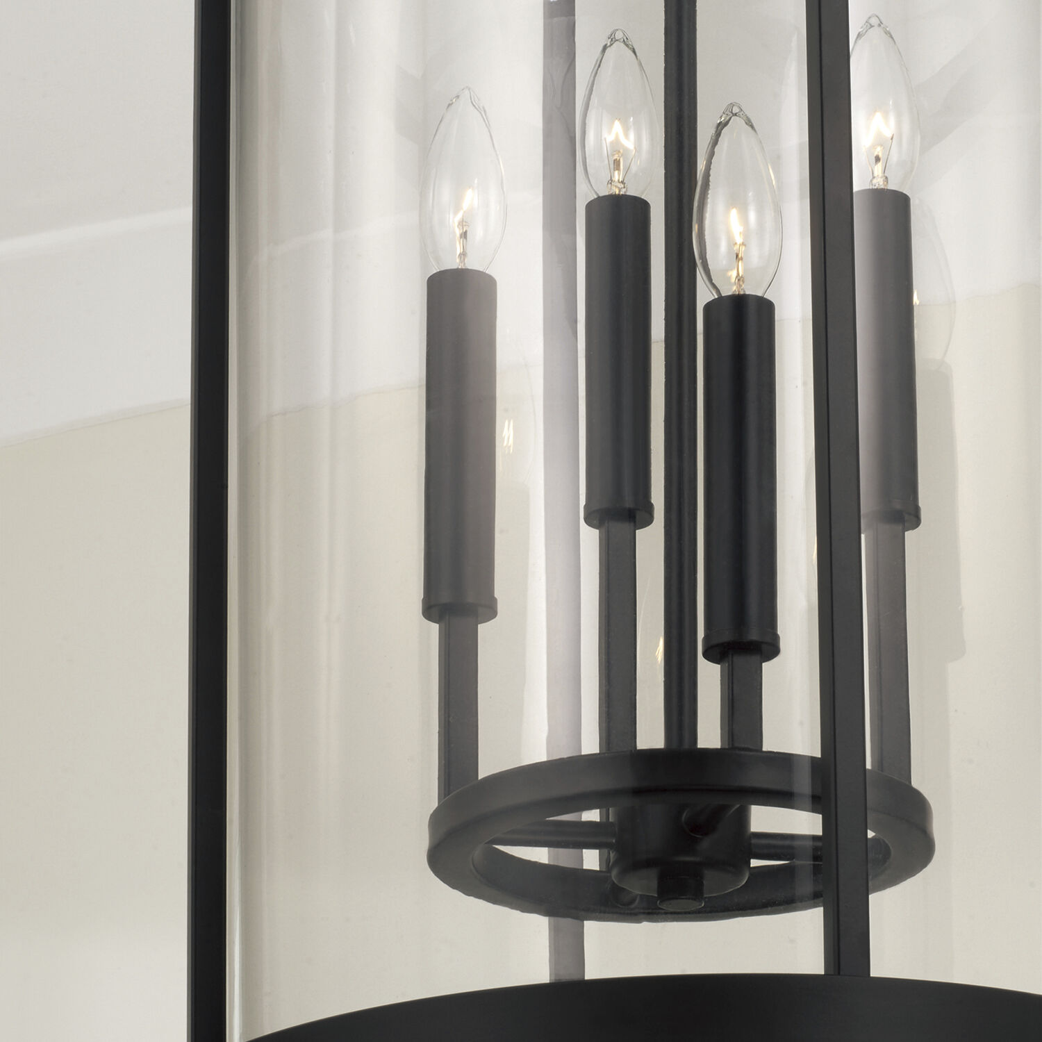 Davis 4 Light 14.75 inch Espresso and Brass Pendant Ceiling Light