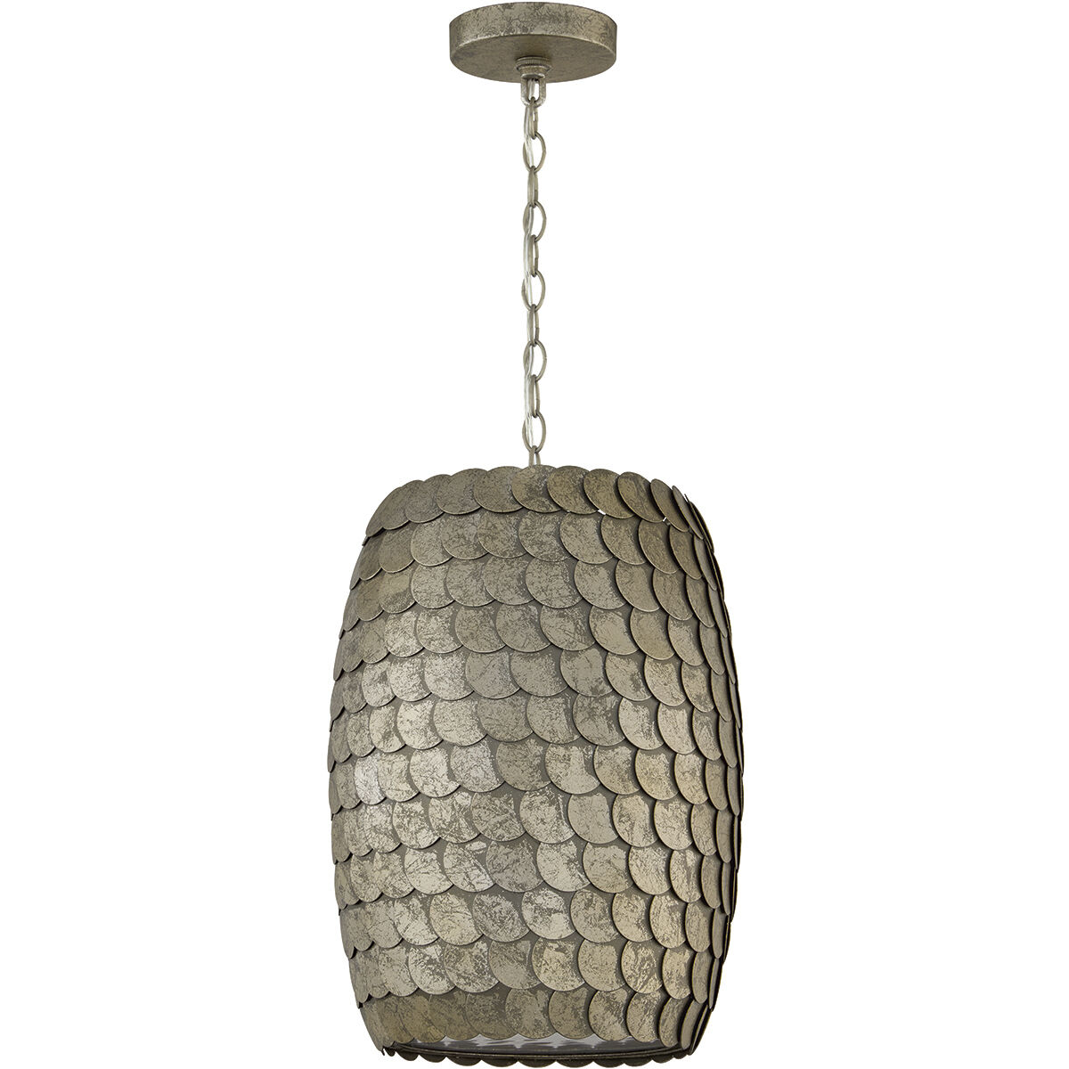 Delphine 1 Light 12 inch Grecian Luster Pendant Ceiling Light