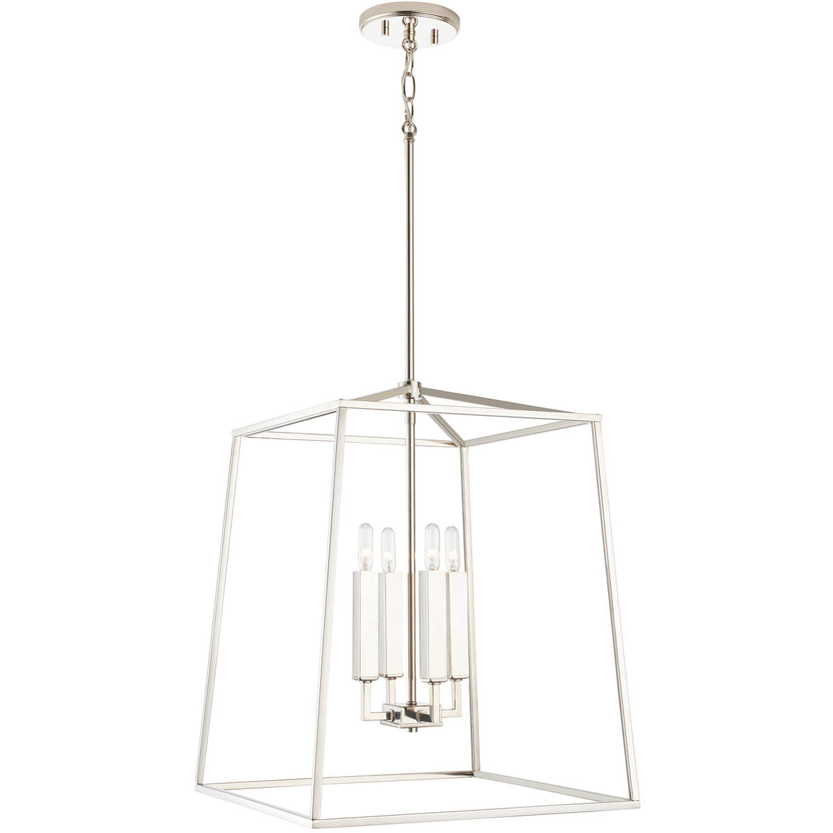 Thea 4 Light 16 inch Polished Nickel Foyer Ceiling Light