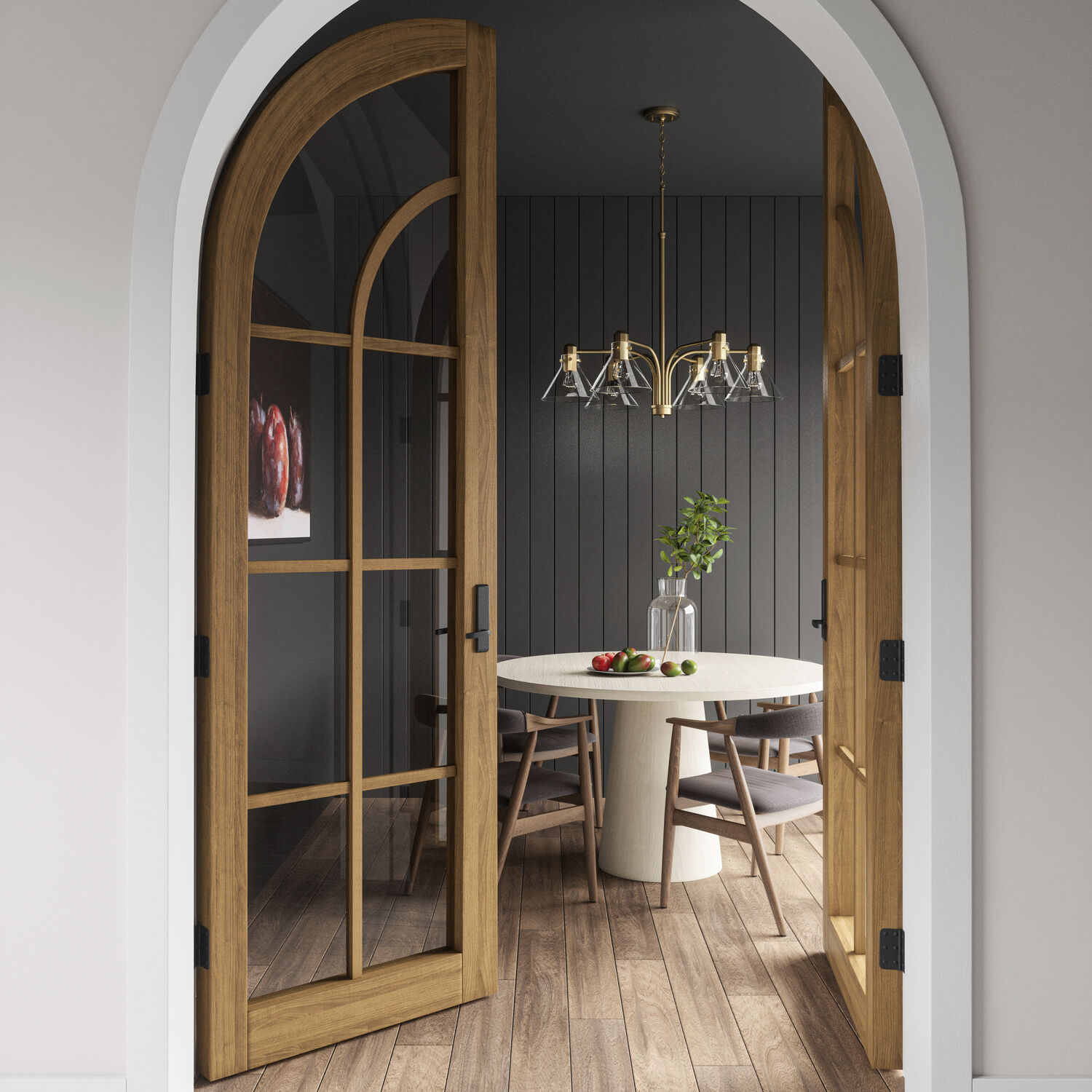 Greer 6 Light 33 inch Aged Brass Chandelier Ceiling Light