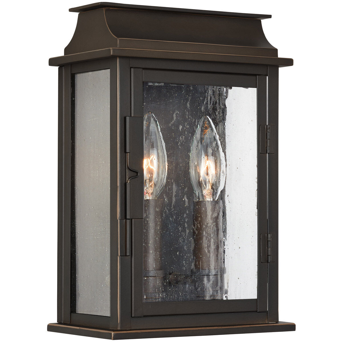 Bolton 2 Light 11 inch Oiled Bronze Outdoor Wall Lantern