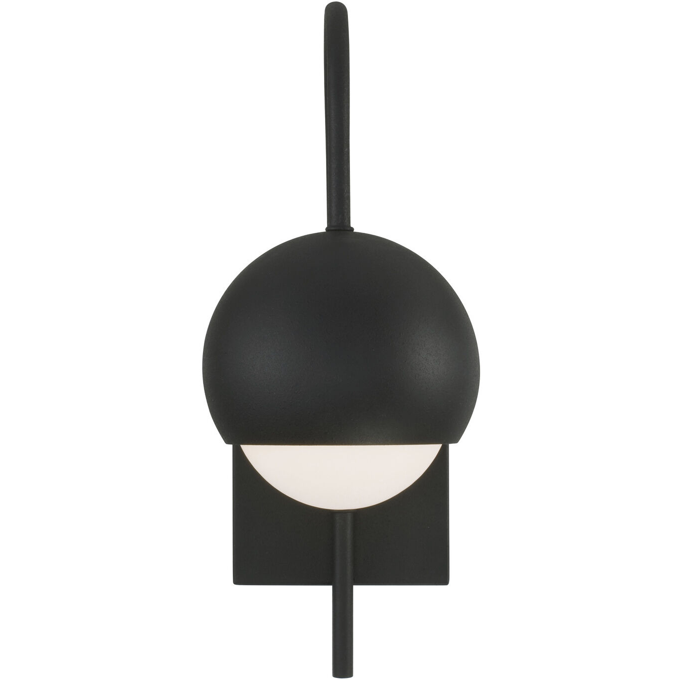 Dolby 1 Light 6 inch Black Iron Sconce Wall Light