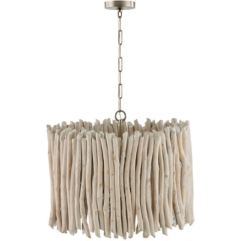 Cara 4 Light 25 inch Brushed Pewter Pendant Ceiling Light