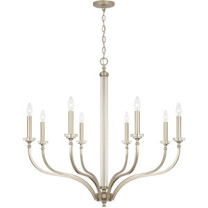 Breigh 8 Light 38 inch Brushed Champagne Chandelier Ceiling Light