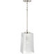Lexi 1 Light 7 inch Polished Nickel Pendant Ceiling Light