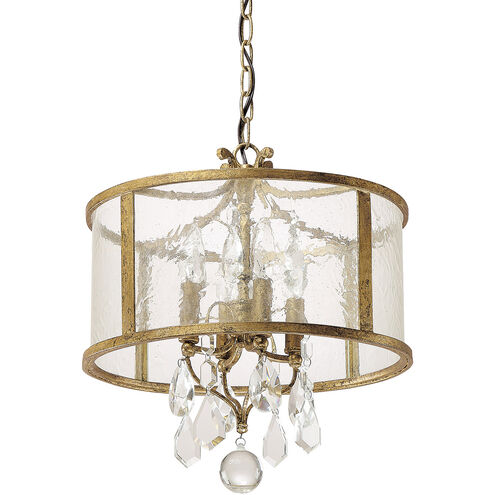 Blakely 4 Light 15 inch Antique Gold Pendant Ceiling Light