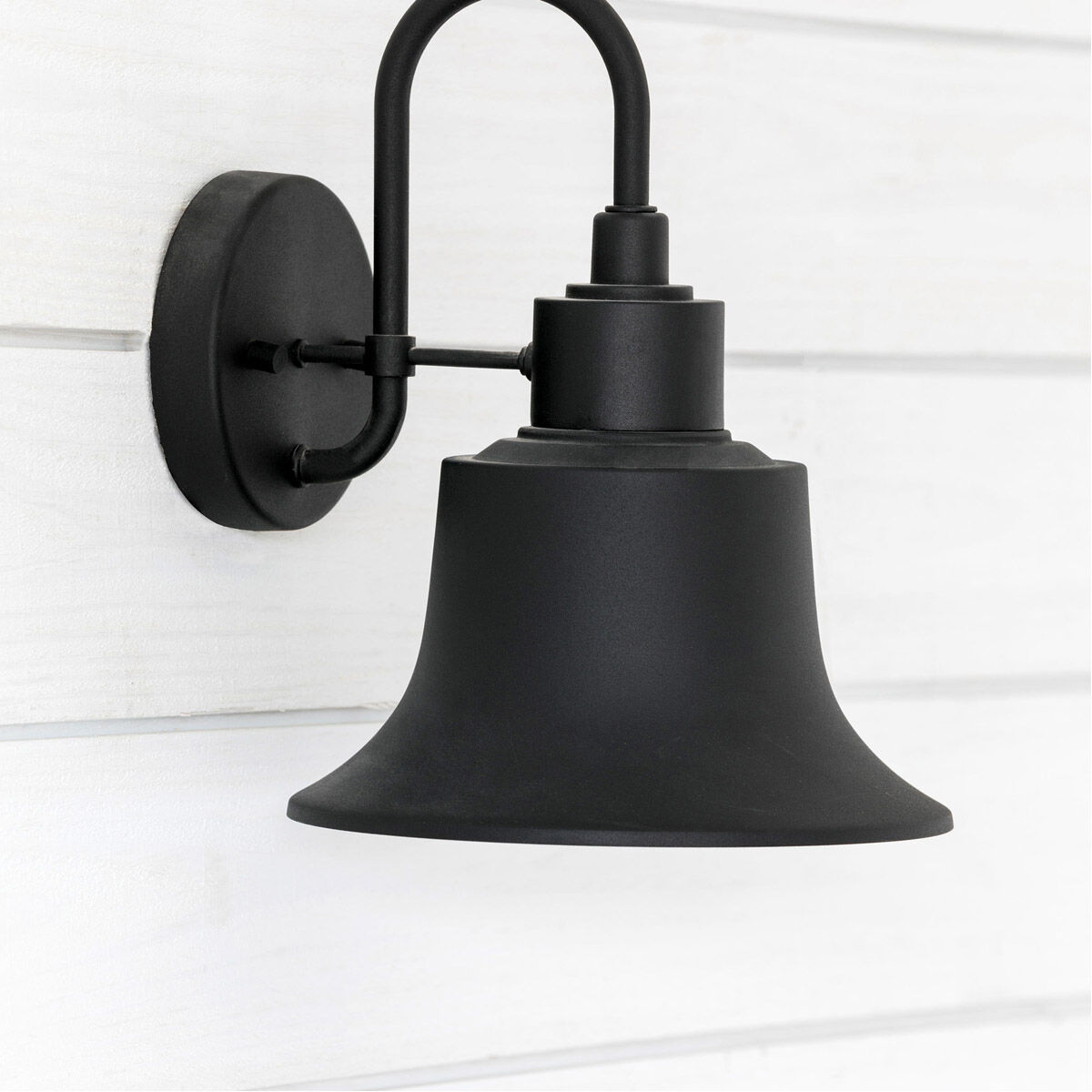 Brock 1 Light 12 inch Black Outdoor Wall Lantern