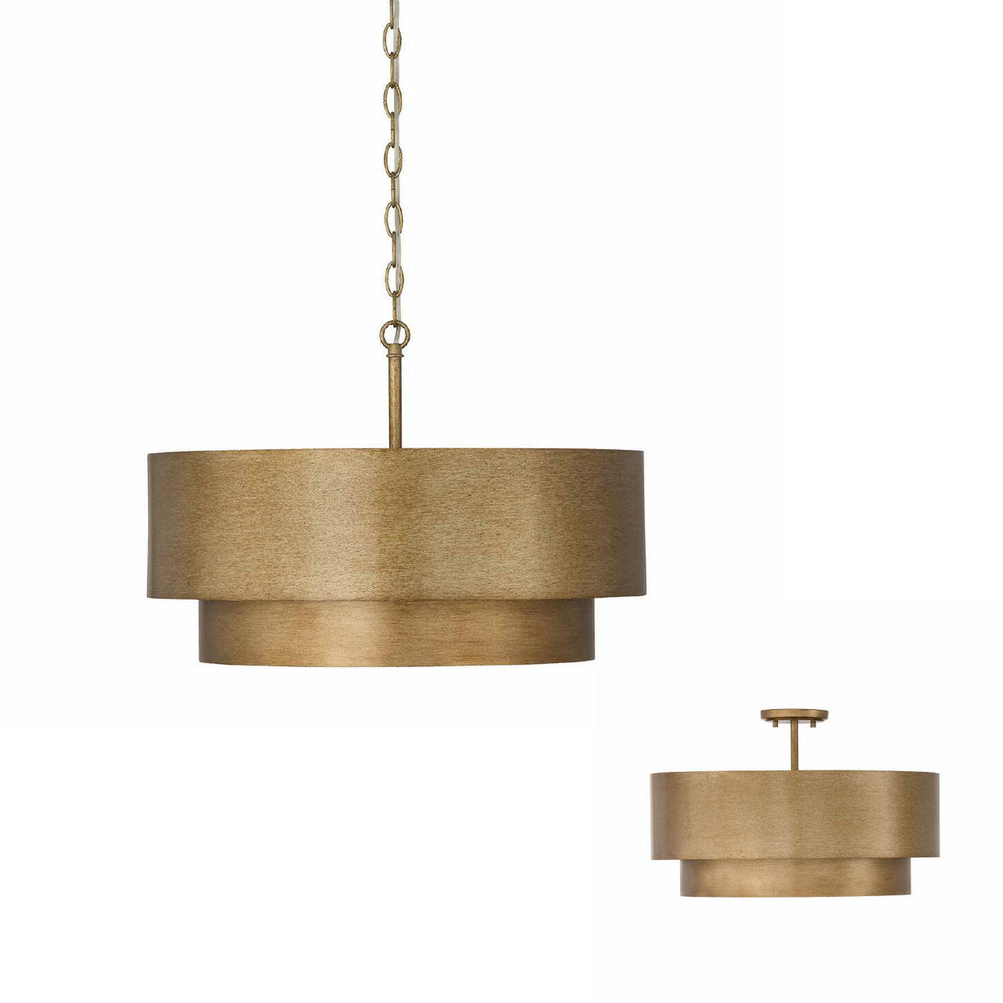 Jude 4 Light 21 inch Mystic Luster Pendant Ceiling Light