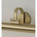 Morgan LED 22.25 inch Matte Brass Sconce Wall Light