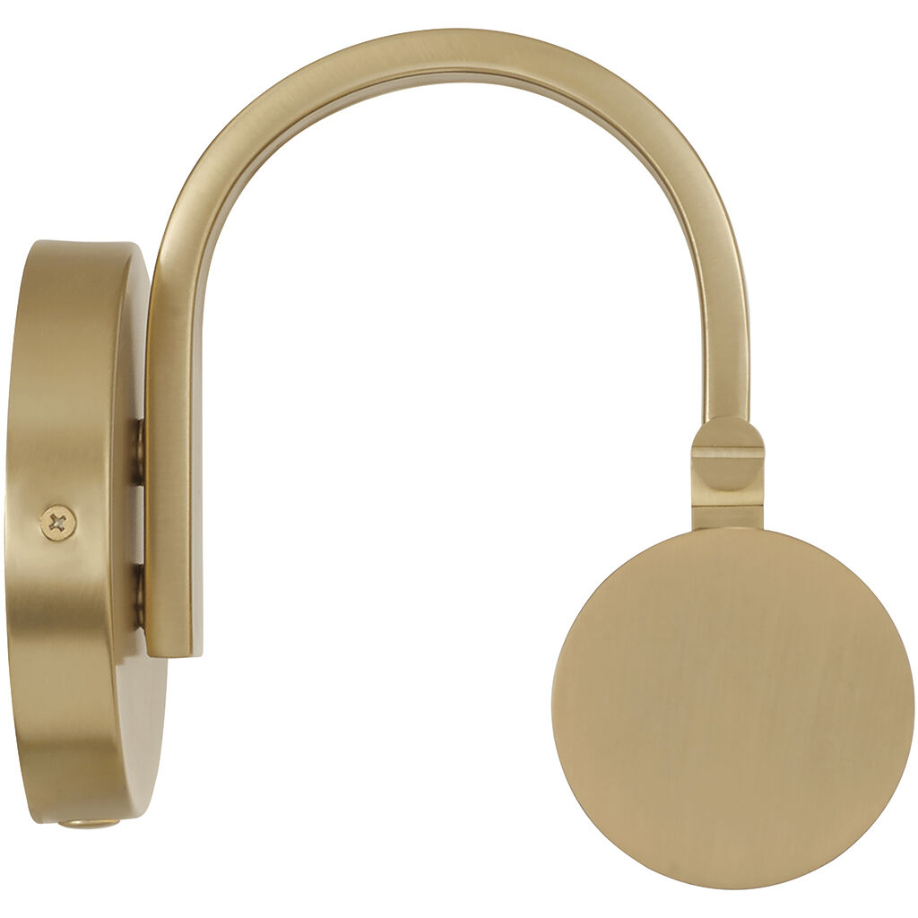 Morgan LED 22.25 inch Matte Brass Sconce Wall Light