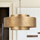 Jude 9 Light 30 inch Mystic Luster Pendant Ceiling Light 