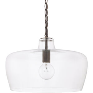 Davenport 1 Light 16 inch Nordic Grey Pendant Ceiling Light