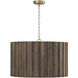 Cody 4 Light 25.75 inch Matte Brass Pendant Ceiling Light
