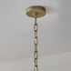 Savari 6 Light 39 inch Artisan Gold Chandelier Ceiling Light
