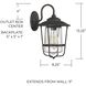 Creekside 1 Light 13 inch Old Bronze Outdoor Wall Lantern