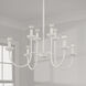 Mallory 8 Light 32.5 inch Ceramic White Chandelier Ceiling Light