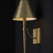 Holden 1 Light 8 inch Aged Brass Sconce Wall Light