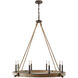 Tybee 8 Light 38 inch Nordic Grey Chandelier Ceiling Light