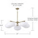 Soren 6 Light 37 inch Aged Brass Chandelier Ceiling Light
