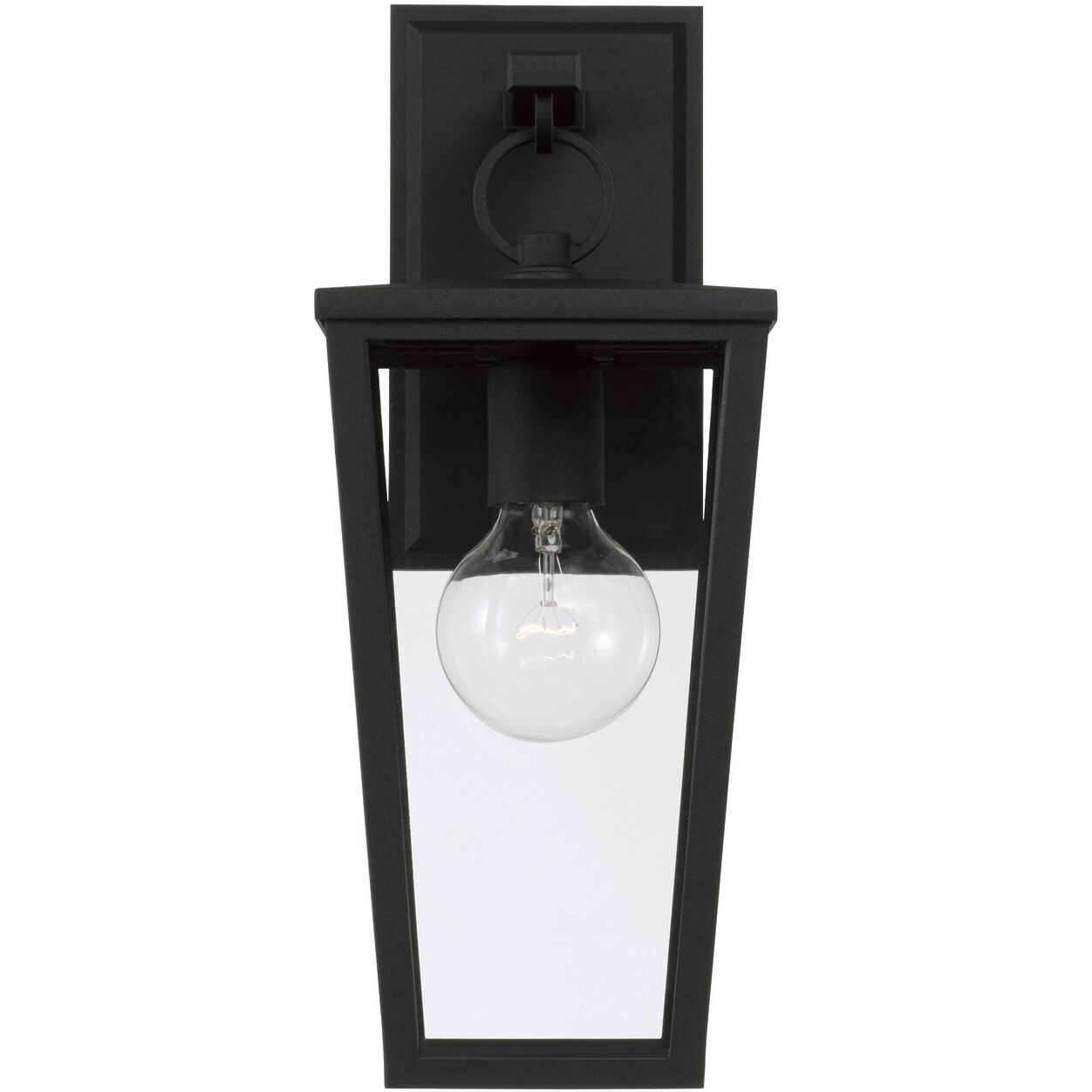 Elliott 1 Light 15.5 inch Black Outdoor Wall Lantern