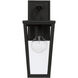 Elliott 1 Light 15.5 inch Black Outdoor Wall Lantern