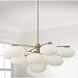 Soren 13 Light 45.5 inch Aged Brass Chandelier Ceiling Light