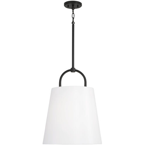 Brody 1 Light 16 inch Matte Black Pendant Ceiling Light