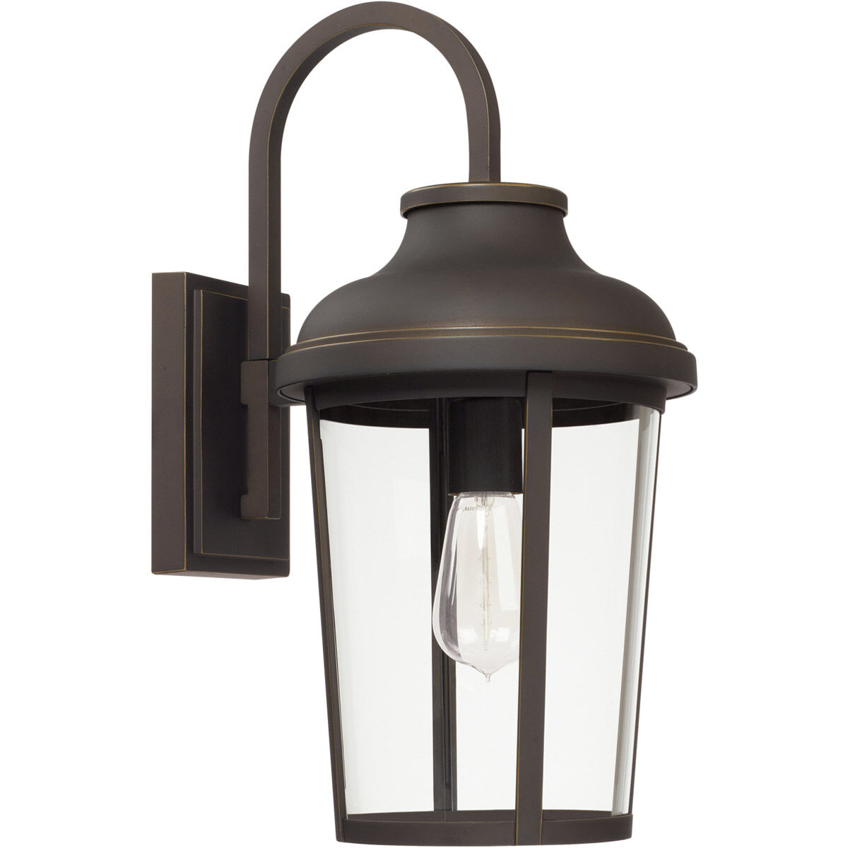 Dunbar 1 Light 18 inch Oiled Bronze Outdoor Wall Lantern