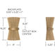 Maya 2 Light 9 inch Matte Brass Sconce Wall Light