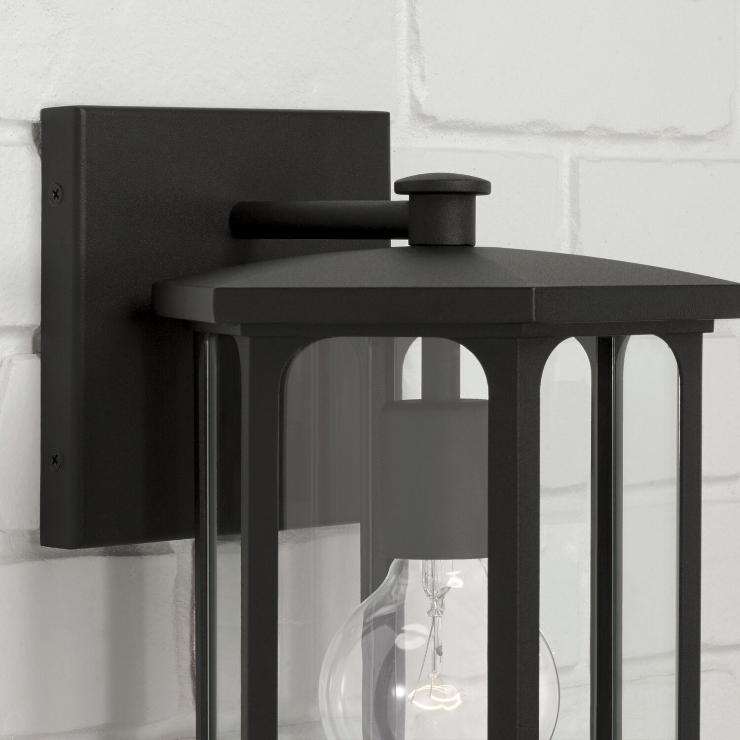 Walton 1 Light 13 inch Black Outdoor Wall Lantern