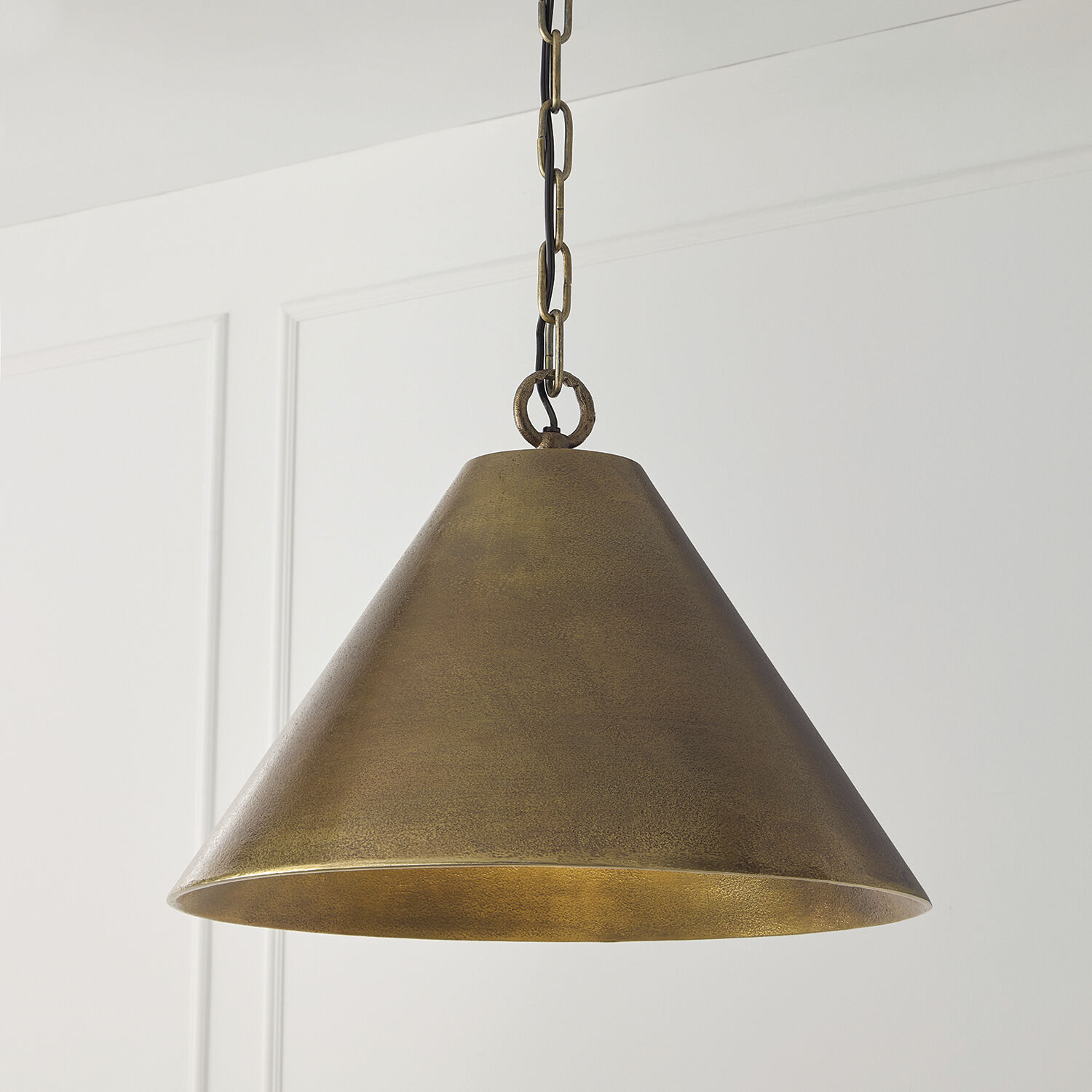 Casa 1 Light 17 inch Oxidized Brass Pendant Ceiling Light