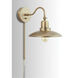 Dewitt 1 Light 10.25 inch Aged Brass Sconce Wall Light