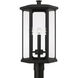 Walton 4 Light 22 inch Black Outdoor Post Lantern