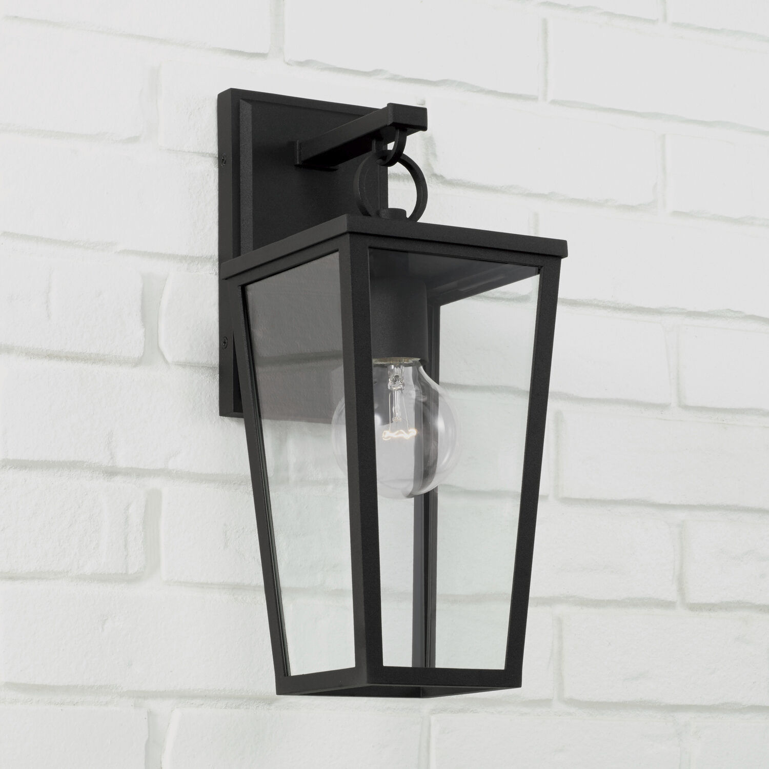 Elliott 1 Light 15.5 inch Black Outdoor Wall Lantern