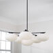 Soren 6 Light 37 inch Matte Black Chandelier Ceiling Light