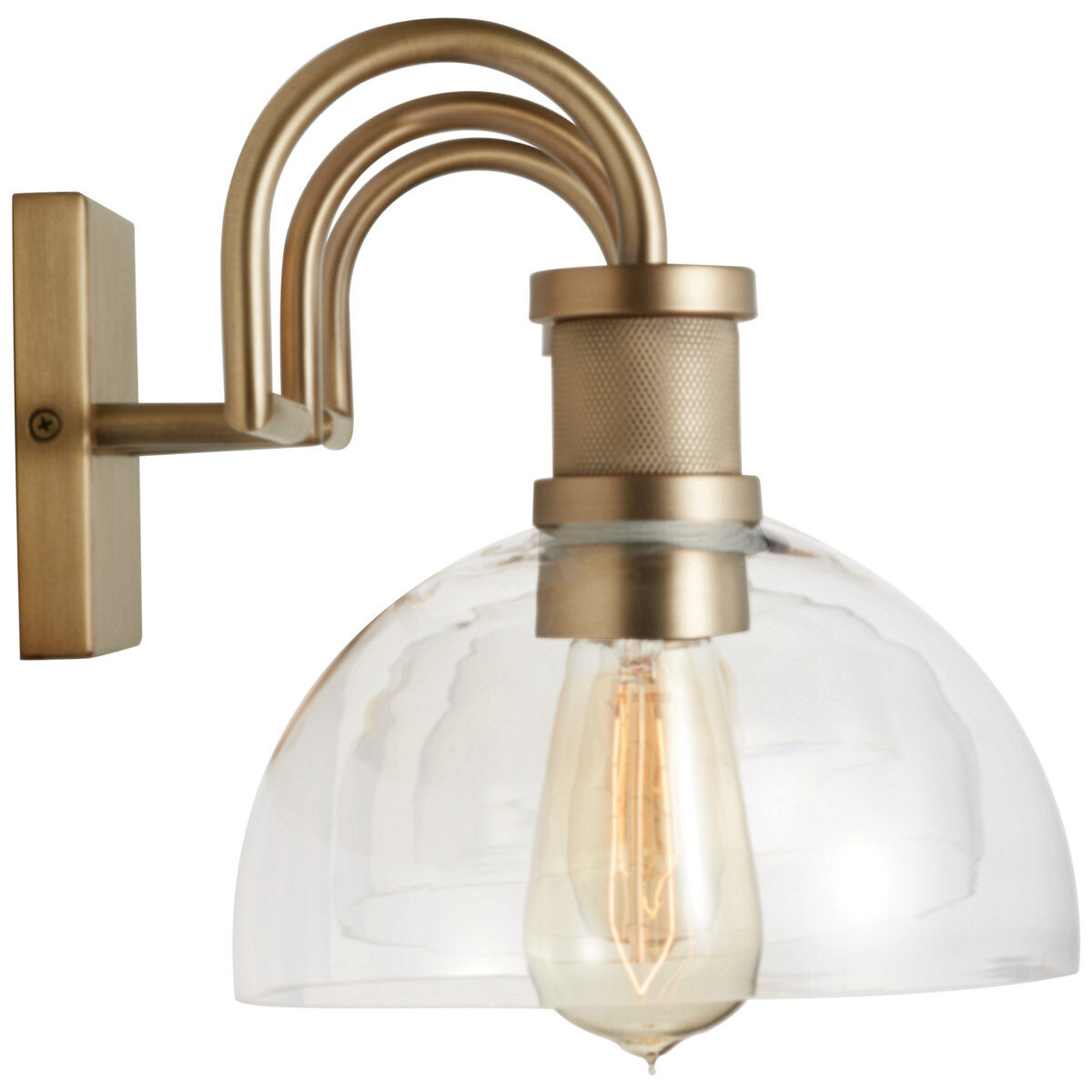 Cassidy 3 Light 27 inch Aged Brass Vanity Light Wall Light