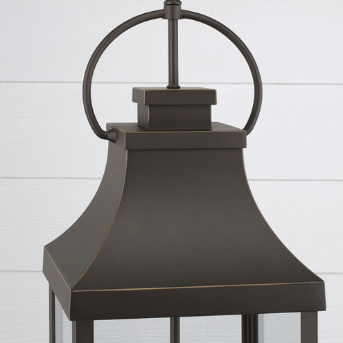 Bradford 4 Light 9 inch Oiled Bronze Outdoor Hanging Lantern