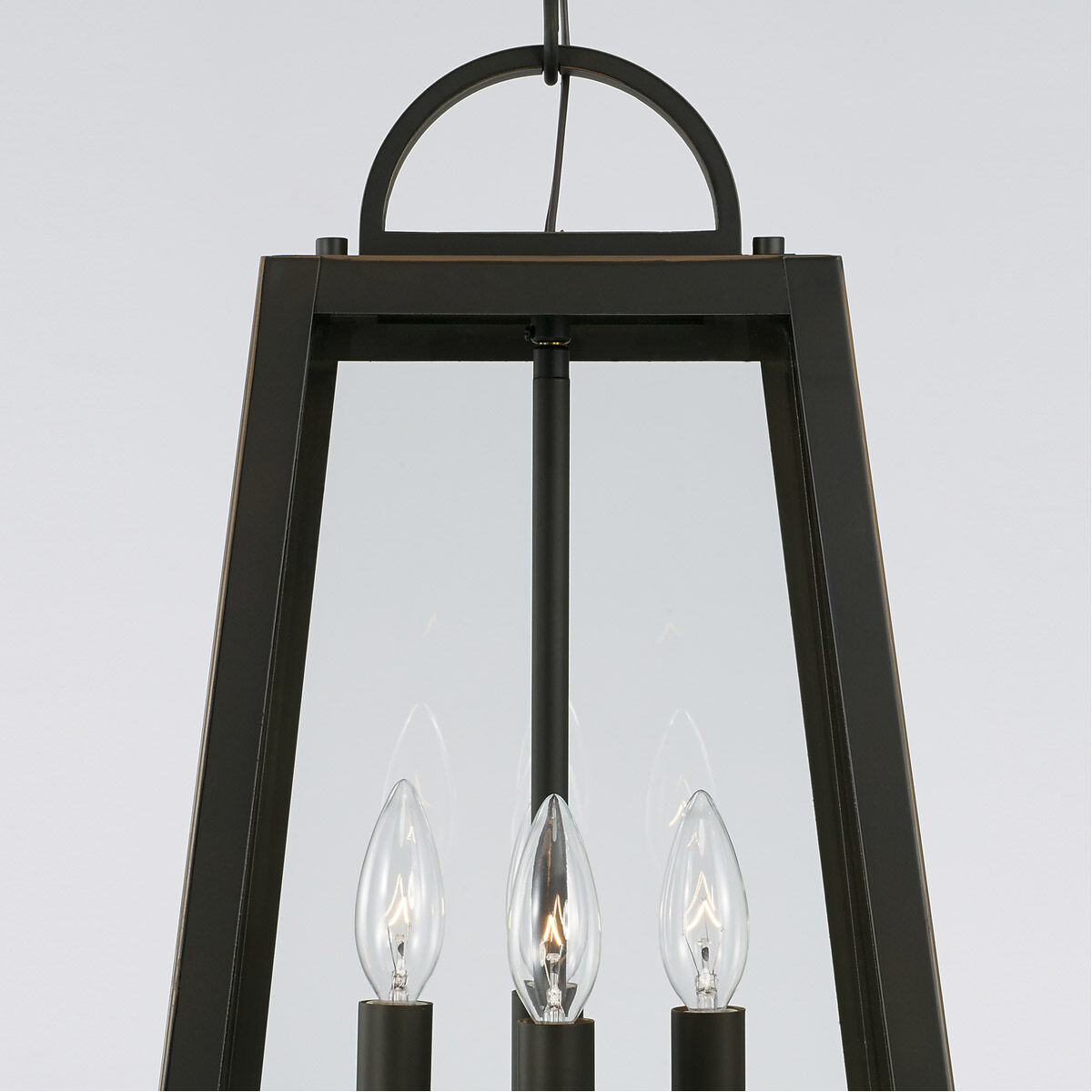 Leighton 4 Light 12 inch Oiled Bronze Outdoor Hanging Lantern