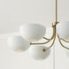 Reece 6 Light 34 inch Aged Brass Chandelier Ceiling Light